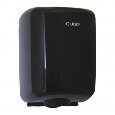 Dispensador de papel mecha ABS negro Elegance LOSDI