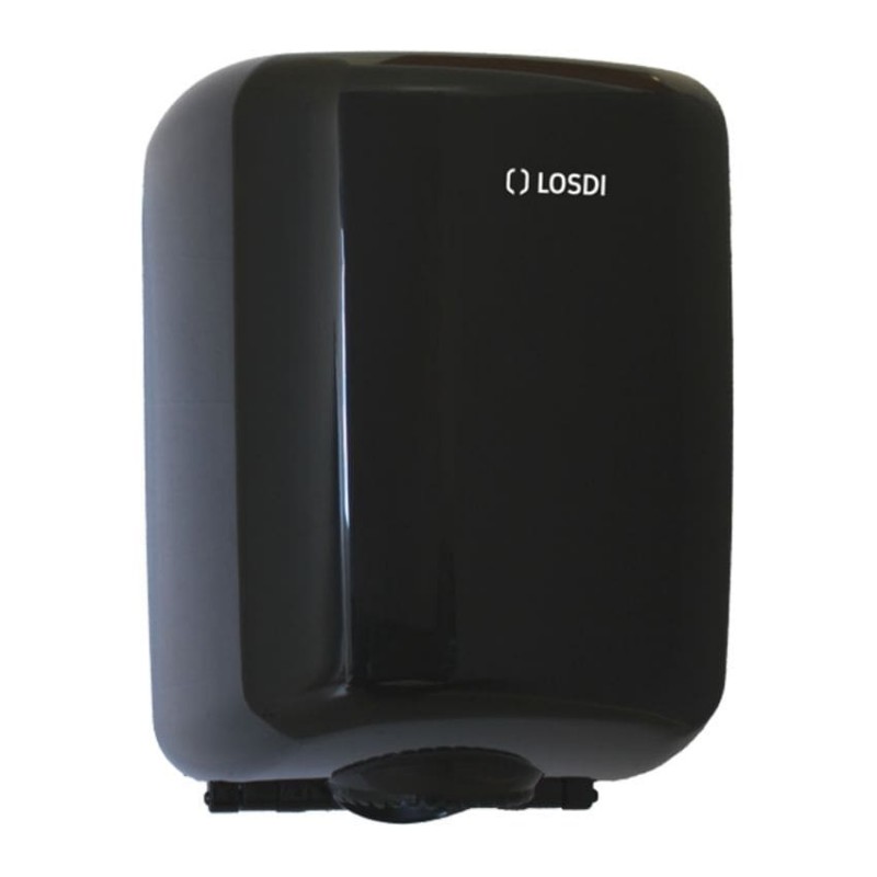 Dispensador de papel mecha ABS negro Elegance LOSDI
