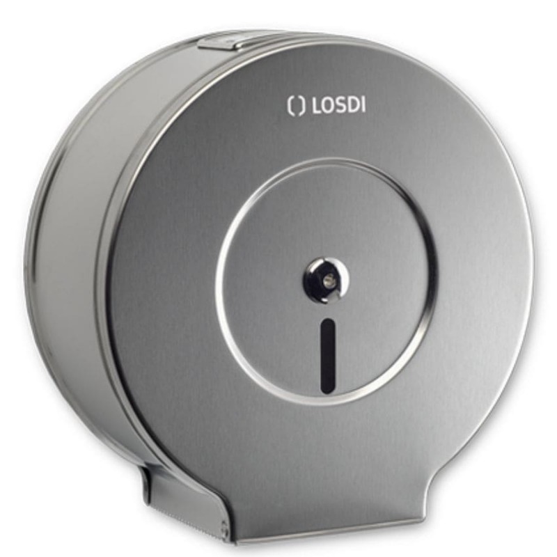Dispensador de papel higiénico en acero inox AISI 304 satinado Océano LOSDI