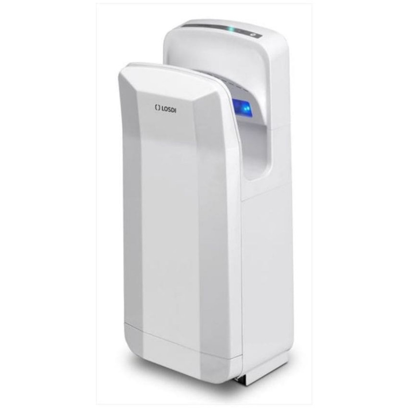Secamanos vertical ABS en blanco Elegance LOSDI