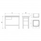 Fregadero con soporte y escurridor Serie 6.6 Compact Fregadero con soporte y escurridor Serie 6.6 Compact
