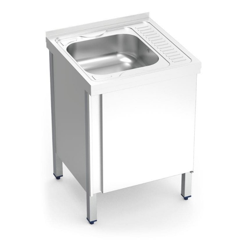 Fregadero con puerta abatible y escurridor Serie 6.6 Compact Fregadero con puerta abatible y escurridor Serie 6.6 Compact