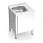Fregadero con puerta abatible y escurridor Serie 6.6 Compact Fregadero con puerta abatible y escurridor Serie 6.6 Compact