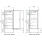 Vitrina Refrigerada Expositora EFIMARKET H 2000 mm para Quesos