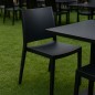 Silla monobloc M163 apilable en polipropileno para exterior Silla monobloc M163 apilable en polipropileno para exterior