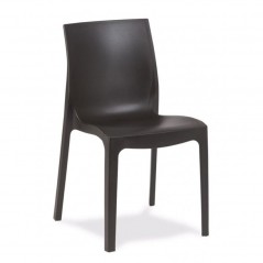Silla monobloc M1110 apilable en polipropileno para exterior
