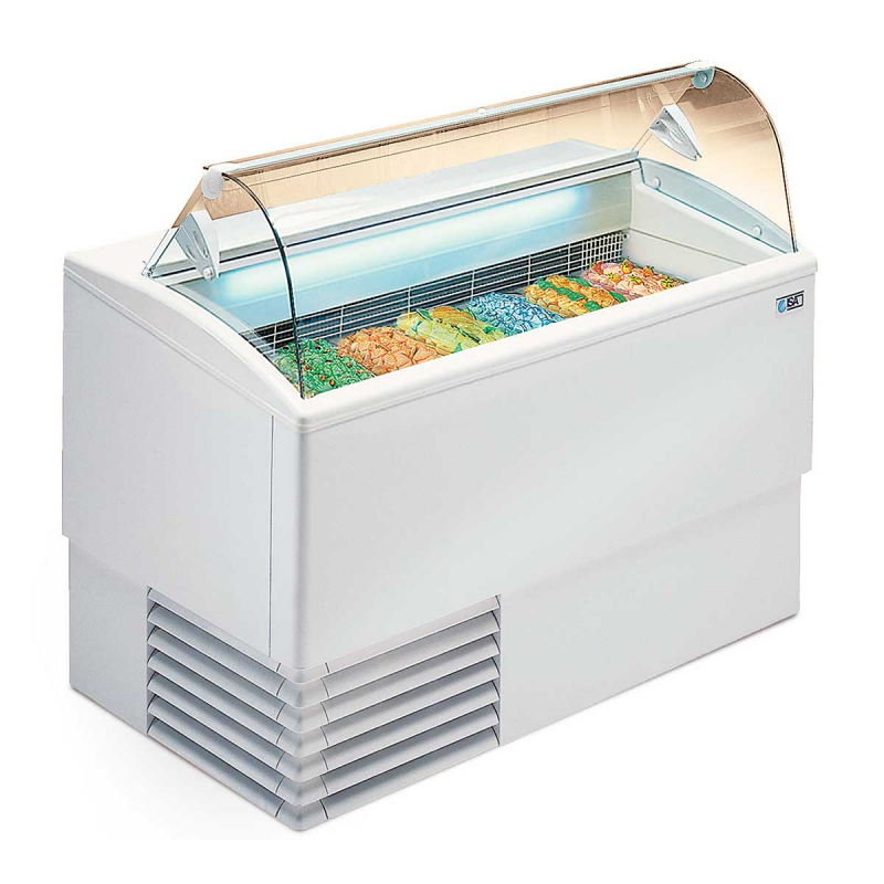 Vitrina para Helados ISETTA LX Difriho Cristal Curvo Vitrina para Helados ISETTA LX Difriho Cristal Curvo