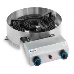 Paellero de sobremesa a gas 2 válvulas de ⌀ 230 y ⌀ 450 mm NTGAS P31 PLUS
