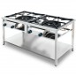 Paellero doble con mueble alto abierto NTGAS MOB/02-2P-A Paellero doble con mueble alto abierto NTGAS MOB/02-2P-A