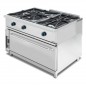 Cocina con 2 paelleros a gas NTGAS MOB/02-1P1H-T+F Cocina con 2 paelleros a gas NTGAS MOB/02-1P1H-T+F