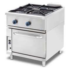 Cocina con paellero a gas NTGAS MOB/01-1P-T+F 900
