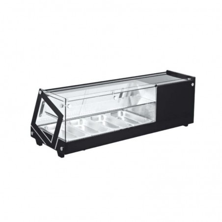Vitrina refrigerada cubetas doble piso cristal plano ETPR-D