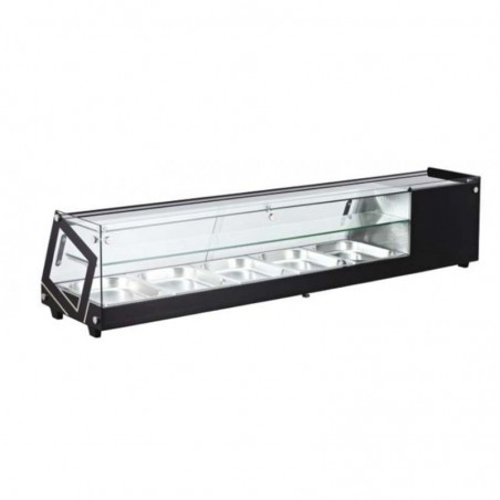 Vitrina refrigerada cubetas doble piso cristal plano ETPR-D