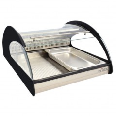 Vitrina refrigerada expositora GN1/1 para pescados y mariscos