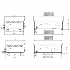 Plancha a gas cromo duro ECO-CD UNI Mainho