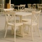 Silla Monobloc M1123 apilable de polipropileno para exterior Silla Monobloc M1123 apilable de polipropileno para exterior