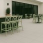 Taburete Monobloc M5123 apilable de polipropileno para exterior Taburete Monobloc M5123 apilable de polipropileno para exterior