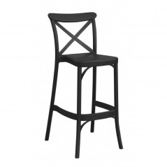 Taburete Monobloc M5123 apilable de polipropileno para exterior