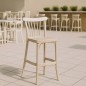 Taburete Monobloc M5124 apilable de polipropileno para exterior Taburete Monobloc M5124 apilable de polipropileno para exterior