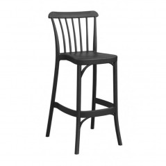 Taburete Monobloc M5124 apilable de polipropileno para exterior
