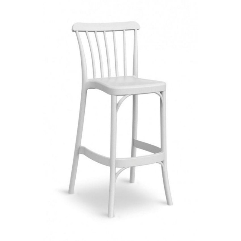 Taburete Monobloc M5124 apilable de polipropileno para exterior