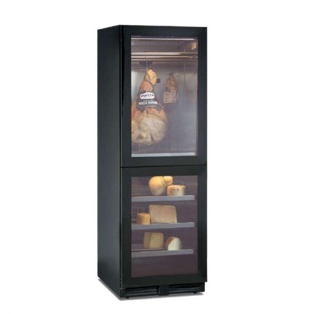 Armario refrigerador con 2 puertas cristal 438 L Horekus