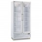 Armario expositor vertical refrigerado con puertas dobles abatibles y termostato EVCO Horekus