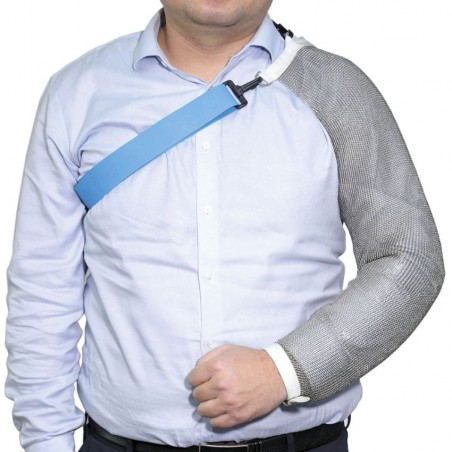 Brazo completo de protección malla acero inoxidable