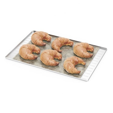 Bandeja perforada de acero inoxidabel 600x400 mm para pastelería