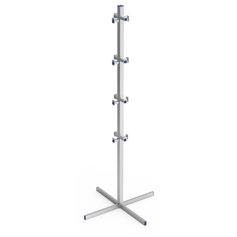 Expositor de jamones en acero inox modelo Árbol