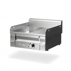 Fry-top eléctrico cromo duro placa semi ranurada - Serie Euro Crom PCR-ET Mainho