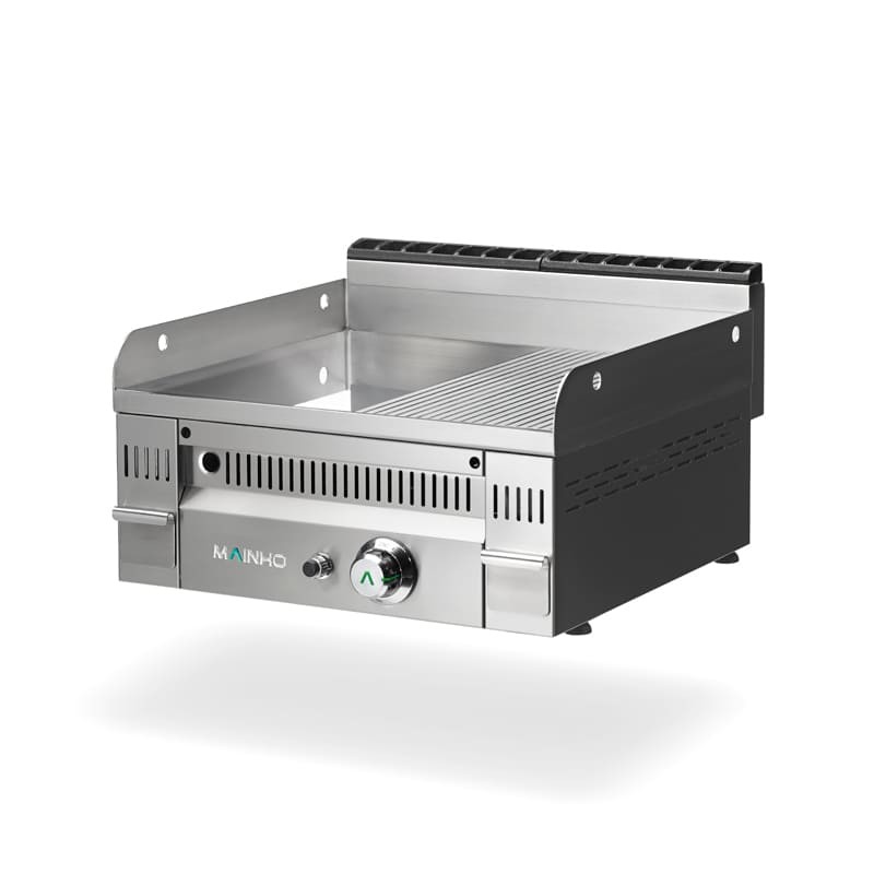 Fry-top a gas cromo duro placa semi ranurada - Serie Euro Crom PCR-N Mainho Fry-top a gas cromo duro placa semi ranurada - Serie Euro Crom PCR-N Mainho