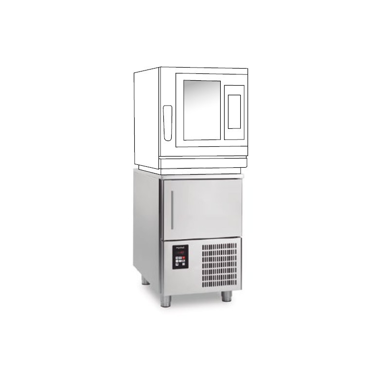 Abatidor de temperatura 5 bandejas  GN 1/1 Longitudinal Serie Mychill Mychef