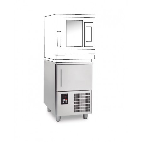 Abatidor de temperatura 5 bandejas GN 1/1 Longitudinal Serie Mychill Mychef