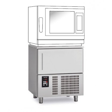 Abatidor de temperatura 5 bandejas GN 1/1 Transversal Serie Mychill Mychef