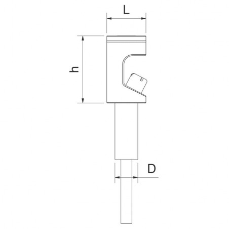 Grifo electrónico inoxidable a pilas para fuente de agua 1/2"