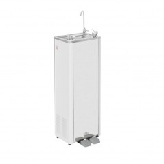 Fuente de agua refrigerada dos pedales Mac 200 F3 2 Inox