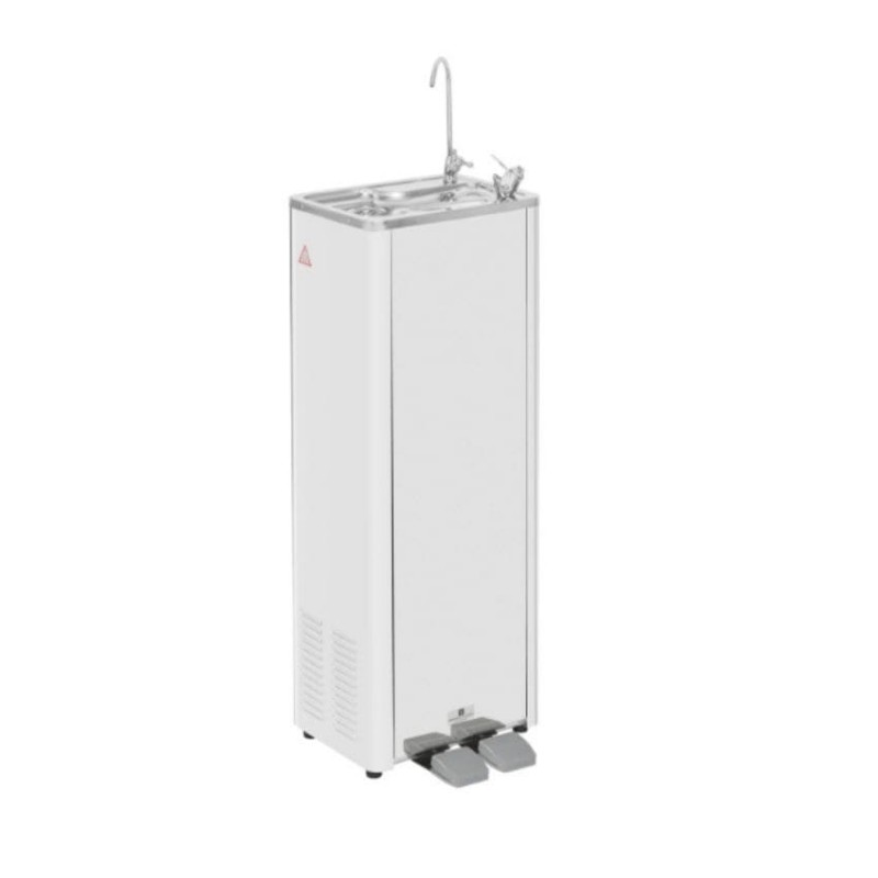 Fuente de agua refrigerada dos pedales Mac 200 F3 2 Inox