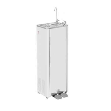 Fuente de agua refrigerada dos pedales Mac 200 F3 2 Inox