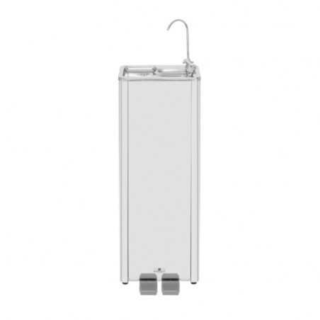 Fuente de agua refrigerada dos pedales Mac 200 F3 2 Inox