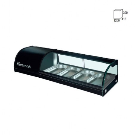 Vitrina refrigerada de tapas para cubetas 1 piso Savemah