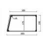Vitrina neutra hostelería - Modelo INOX VRP Vitrina neutra hostelería - Modelo INOX VRP