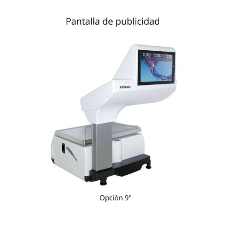 Balanza Epelsa K-Scale 20 RLI sobremostrador con impresora térmica de ticket y etiqueta