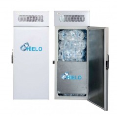 Armario Conservador de 18 Sacos de Cubitos de Hielo – 398L