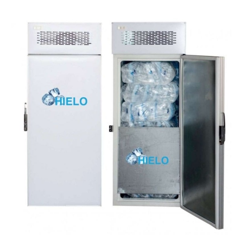 Armario Conservador de 18 Sacos de Cubitos de Hielo – 398L