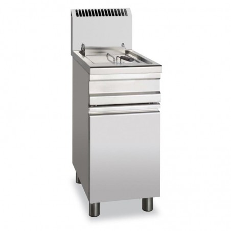 Freidora a gas 14L 13kW con mueble GF15S Stand alone