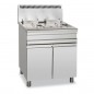 Freidora a gas 18+18L 14+14 kW con Mueble Stand Alone Freidora a gas 18+18L 14+14 kW con Mueble Stand Alone