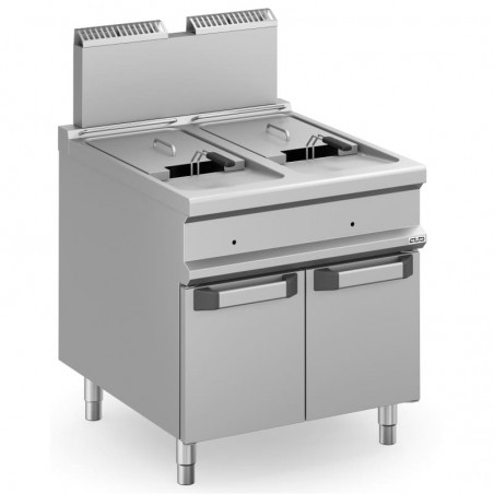 Freidora a gas 2 cubas 18+18L 36kW Magistra Plus 900