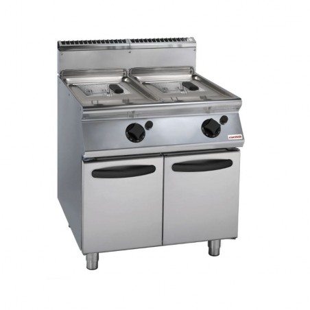 Freidoras a gas 2 cubas 13+13L Serie 700 Savemah