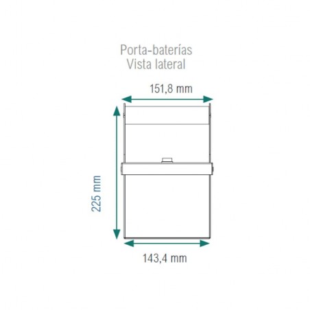 Kit Battery Box para balanzas e-Power XS Epelsa
